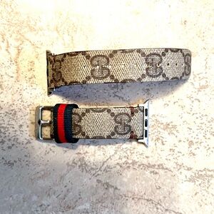 Designer Monogram Apple Watch Band